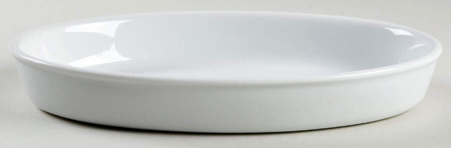 Classic Whiteware 10" Oval Vegetable Bowl by Apilco-1