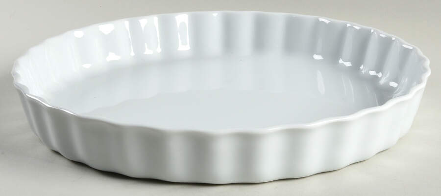 Classic Whiteware 12" Quiche by Apilco-1