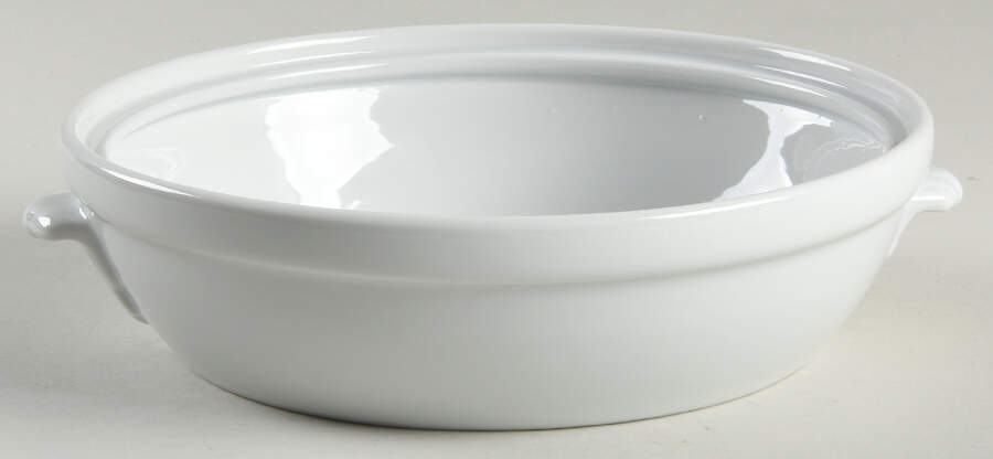 Classic Whiteware 7" Round Entree Dish No Lid by Apilco-1