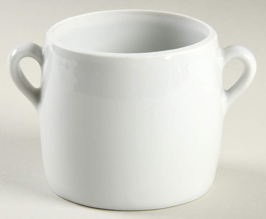 Classic Whiteware Sugar Bowl No Lid by Apilco-1