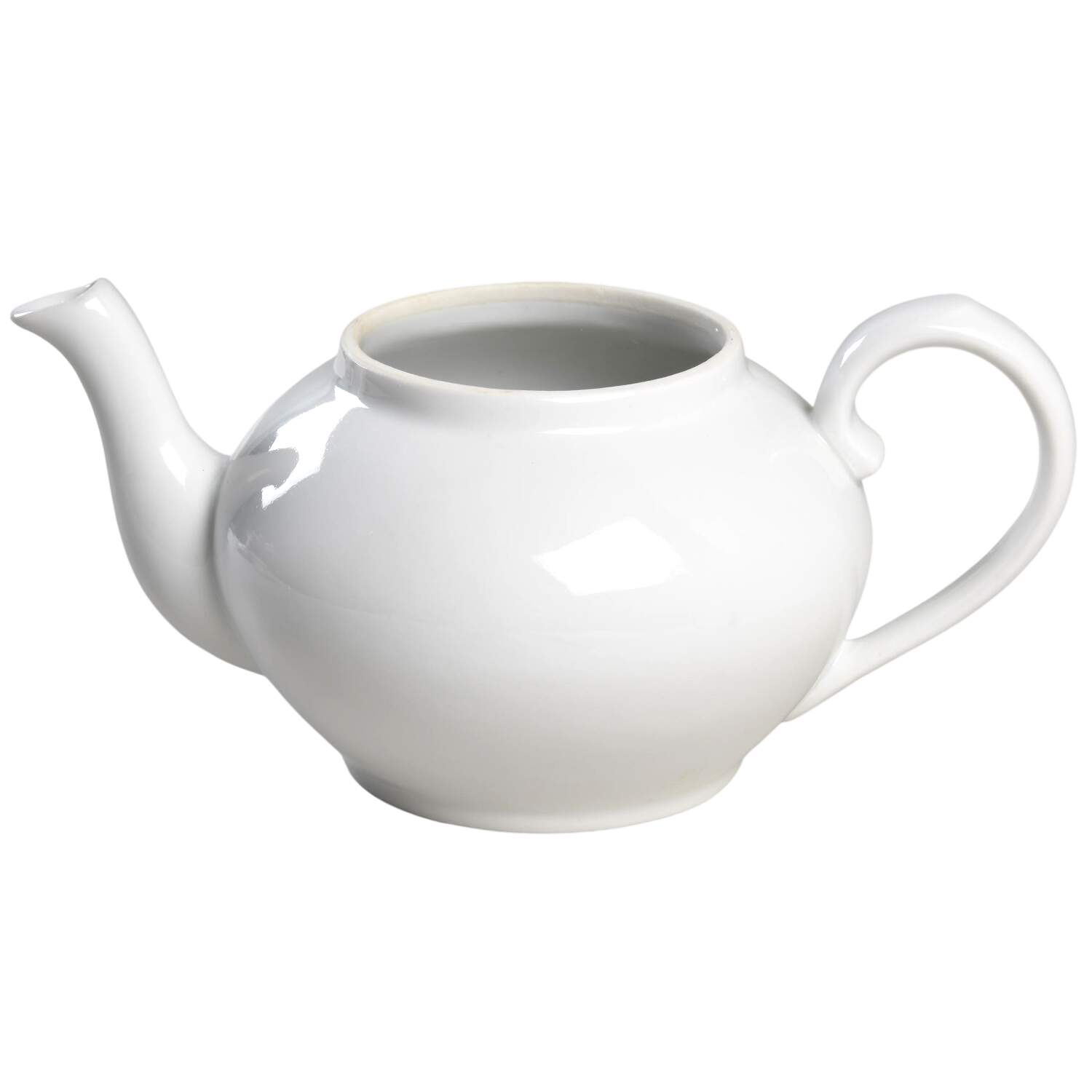 Classic Whiteware Coffee Brewer No Lid Filter & Infuser by Apilco-1