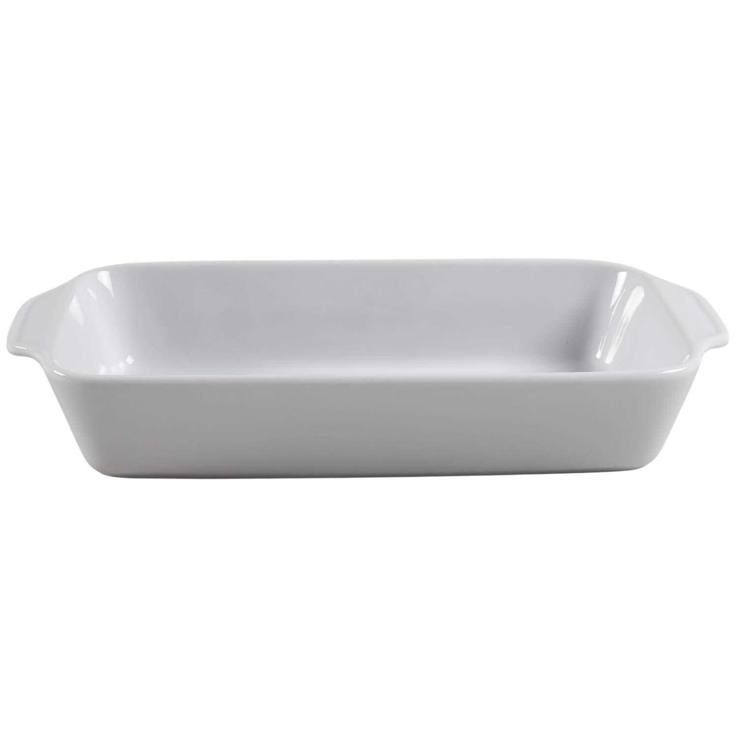 Classic Whiteware 11" Rectangular Roaster by Apilco-1