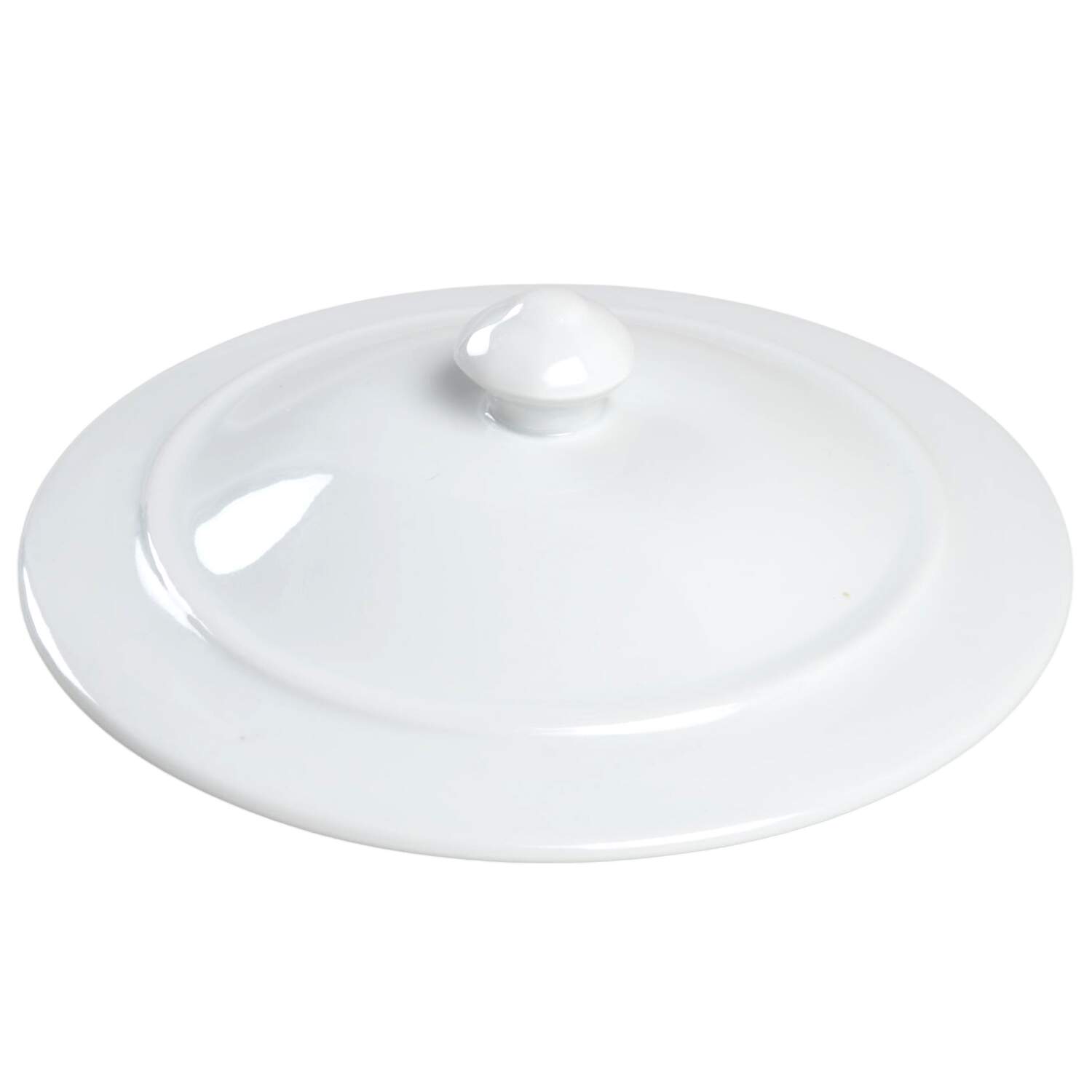 Classic Whiteware Lid for Individual Casserole by Apilco-1