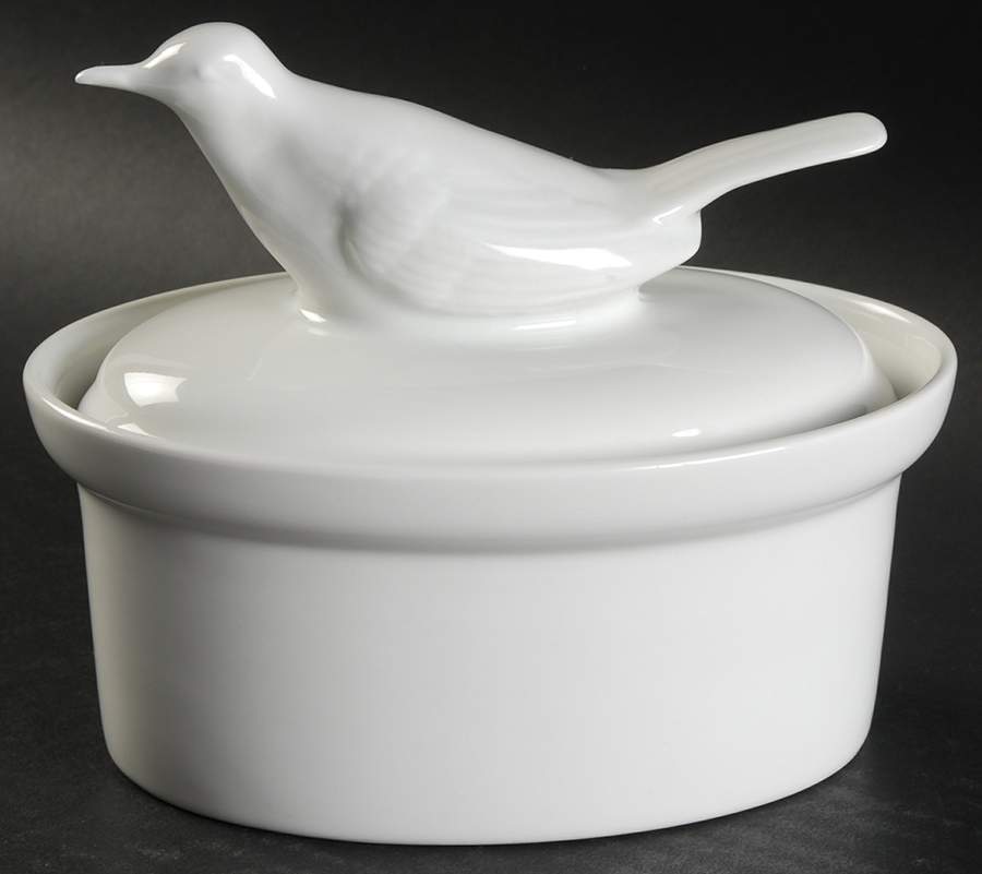 Classic Whiteware Individual Casserole & Lid by Apilco-1
