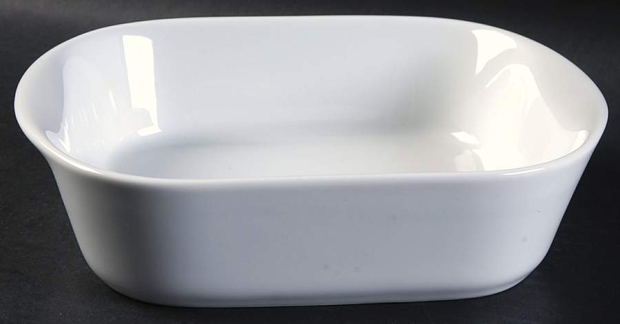Classic Whiteware 8" Square Baker by Apilco-1