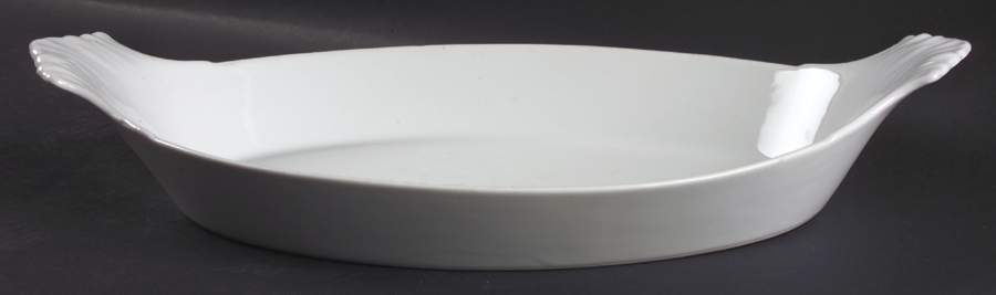 Classic Whiteware 14" Augratin by Apilco-1