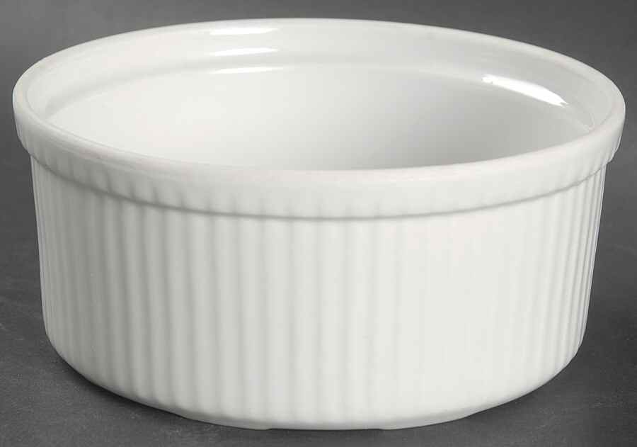 Classic Whiteware 5" Souffle by Apilco-1