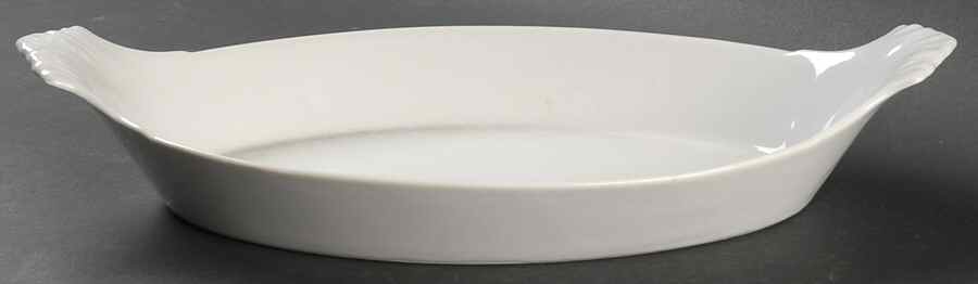 Classic Whiteware 14" Augratin by Apilco-1
