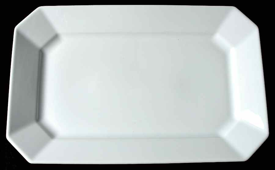 Classic Whiteware 15" Octagonal Serving Platter by Apilco-1