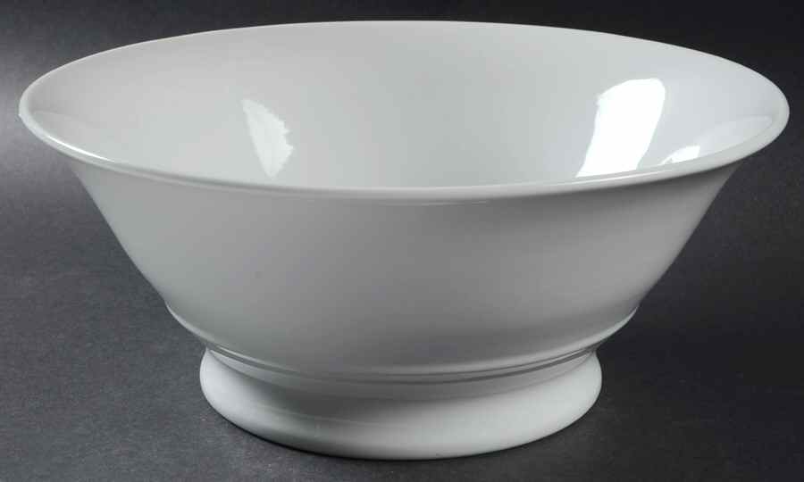Classic Whiteware 10" Large Salad Serving Bowl by Apilco-1