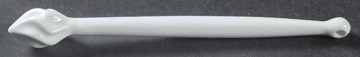 Classic Whiteware Spoon/Dipper for Honey Pot by Apilco-1