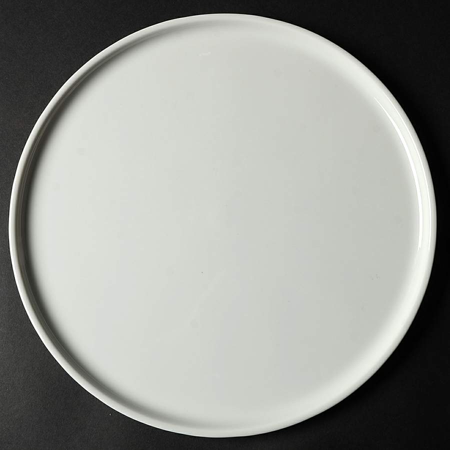 Classic Whiteware 12" Round Flan by Apilco-1