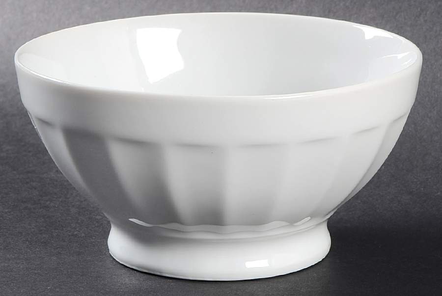 Classic Whiteware French Bowl by Apilco-1