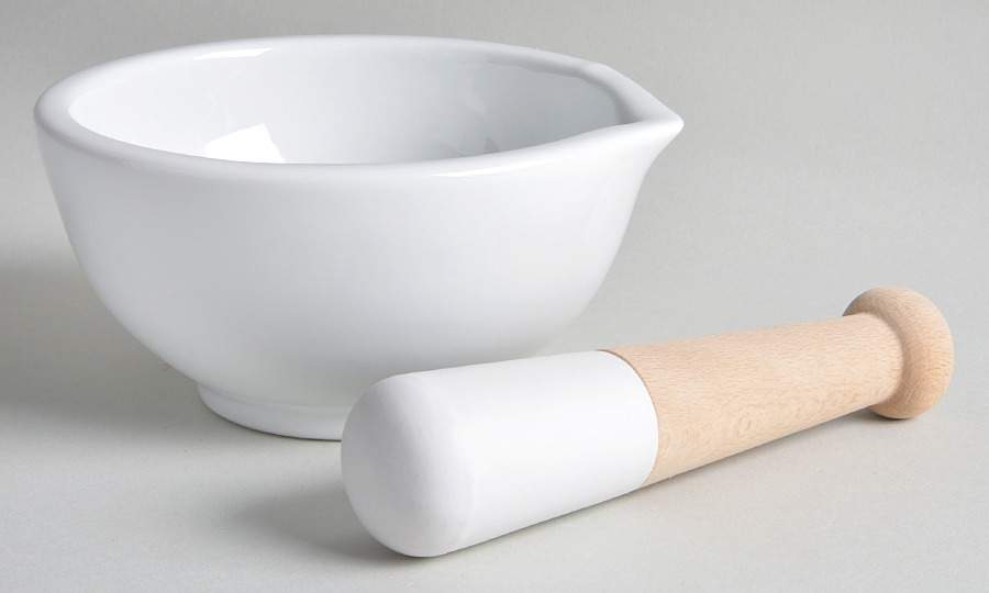 Classic Whiteware Pestle and Mortar by Apilco-1