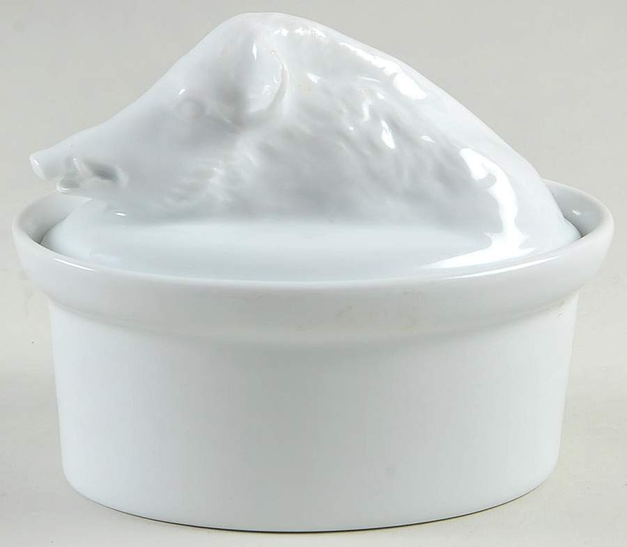 Classic Whiteware Individual Casserole & Lid by Apilco-1