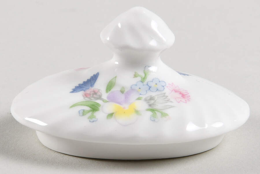 Tudor Sprays Lid for Sugar Bowl by John  Aynsley & Sons-1