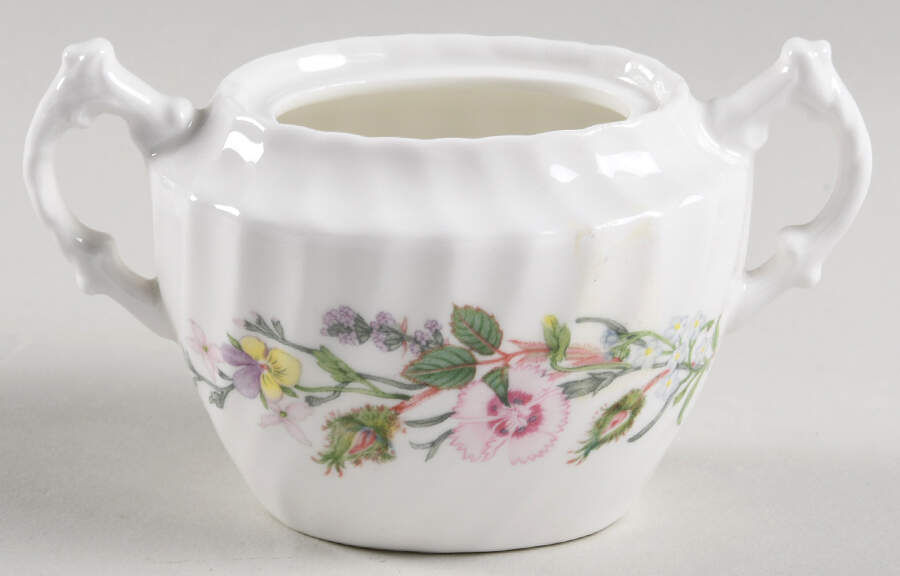 Tudor Sprays Sugar Bowl No Lid by John  Aynsley & Sons-1