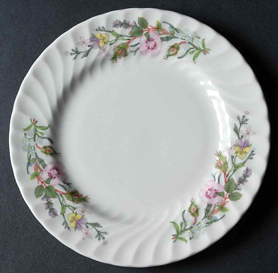 Tudor Sprays Bread & Butter Plate by John  Aynsley & Sons-1