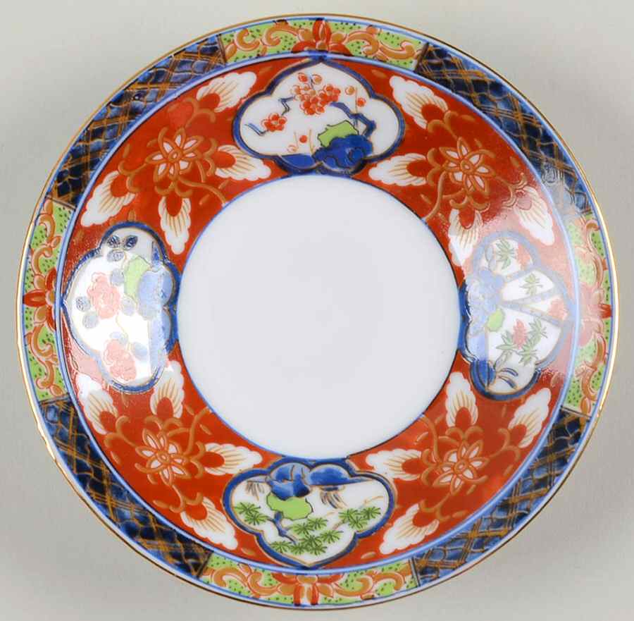 Imari Saucer for Demitasse Cup by Takahashi-1