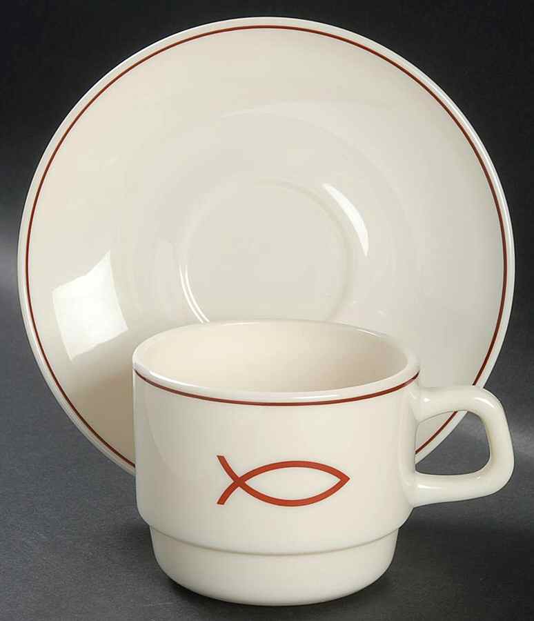 ARP15 Footed Cup & Saucer Set by Arcopal-1