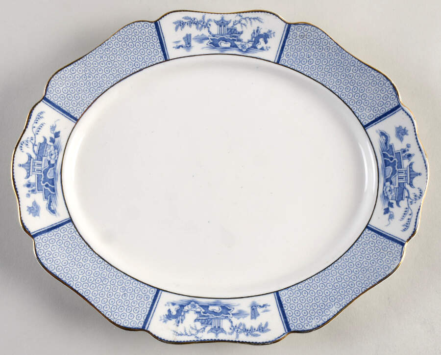 Pavilion 12" Oval Serving Platter by Allerton's-1