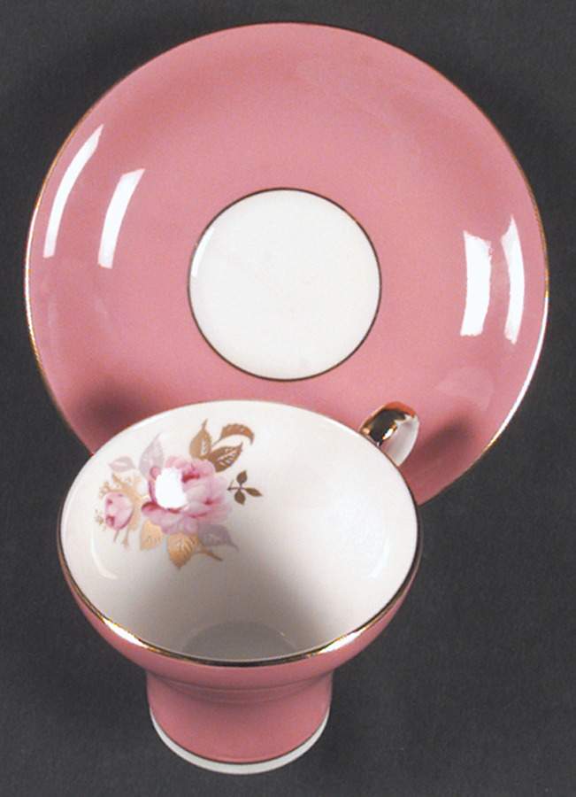 2225 Flat Cup & Saucer Set by John  Aynsley & Sons-1