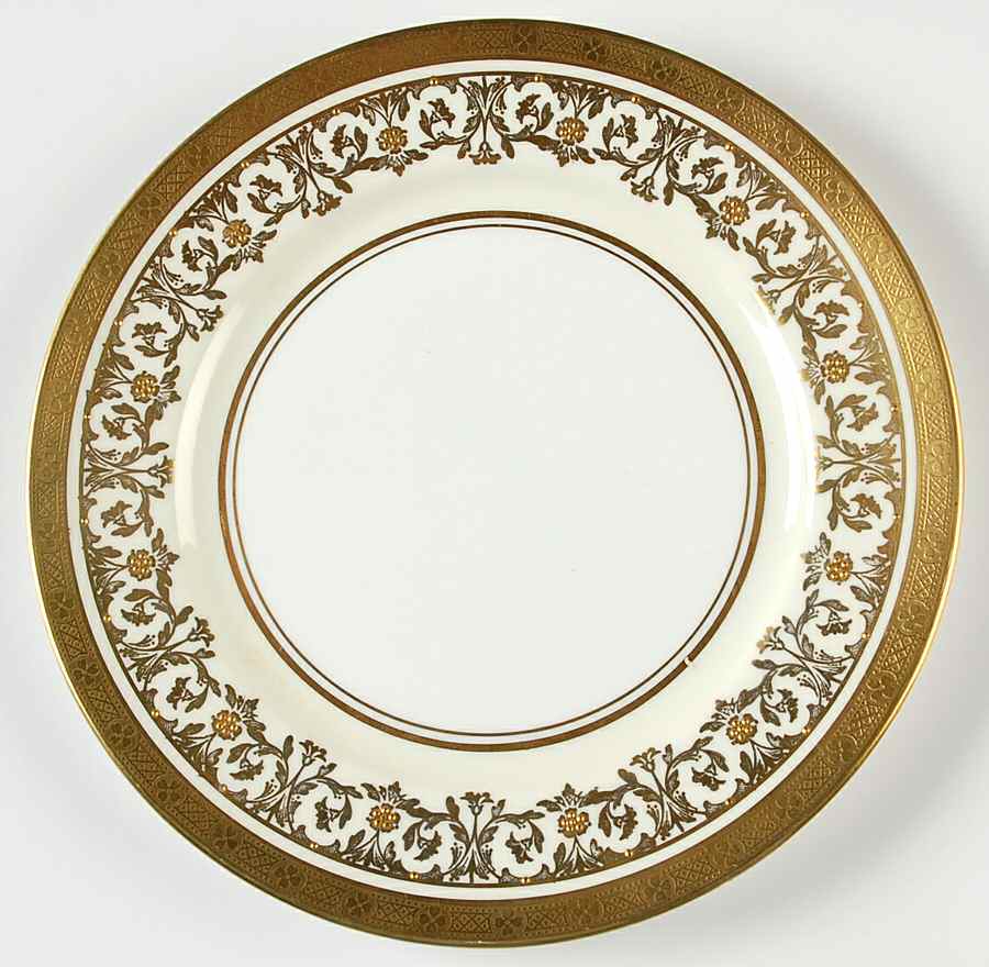 Kenilworth Ivory (Smooth) Salad Plate by John  Aynsley & Sons-1