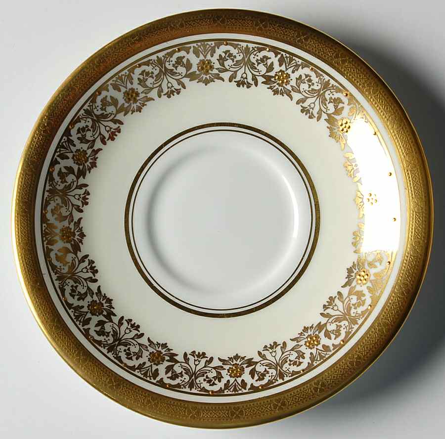 Kenilworth Ivory (Smooth) Saucer for Cream Soup Bowl by John  Aynsley & Sons-1