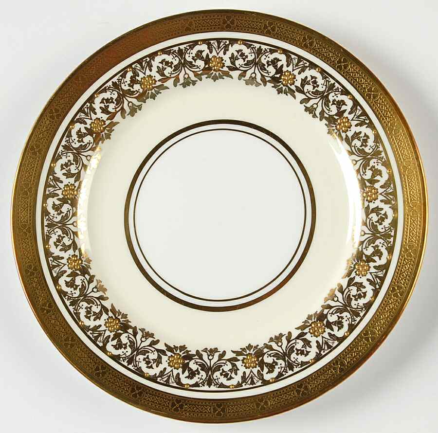 Kenilworth Ivory (Smooth) Bread & Butter Plate by John  Aynsley & Sons-1