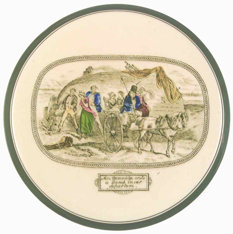 Dickens Green Tea Tile by Adams China-1