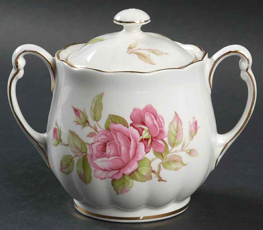 7055 Sugar Bowl & Lid by Adderley-1