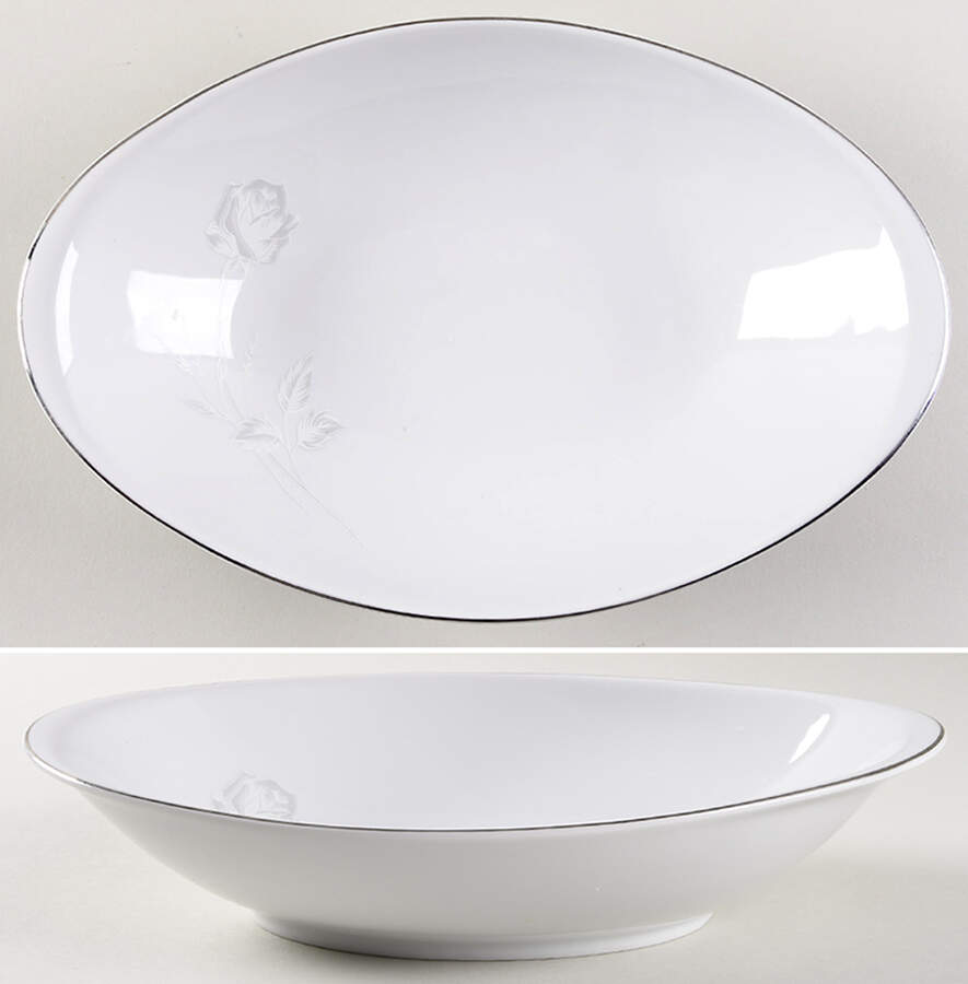 Remembrance 11" Oval Vegetable Bowl by Ashcraft-1