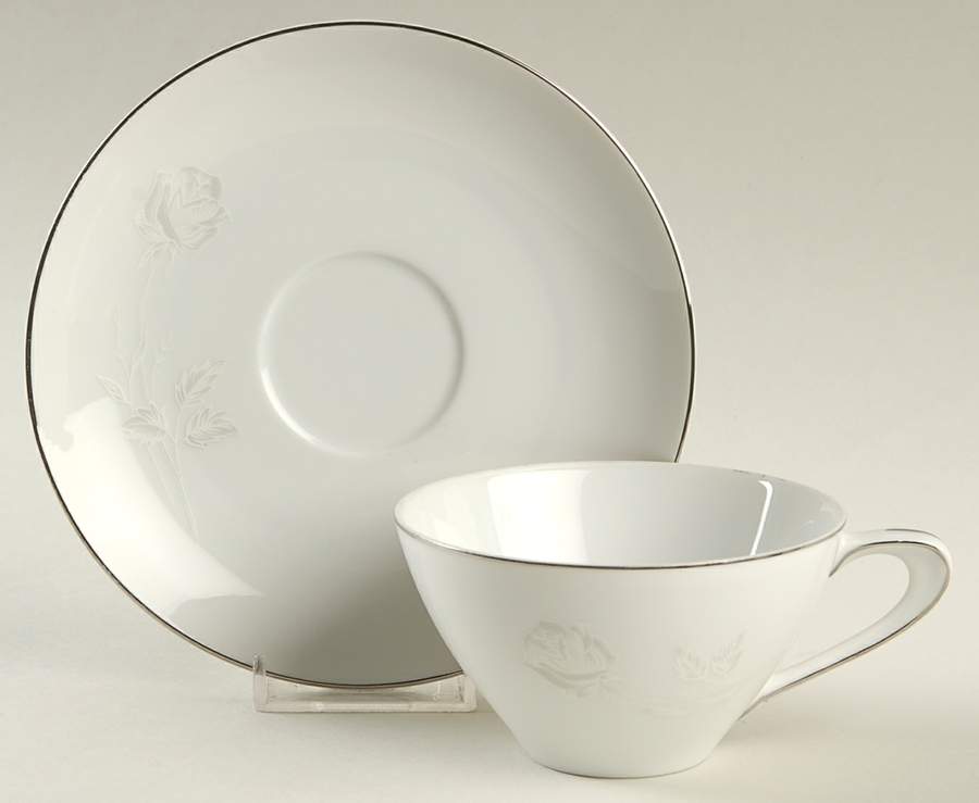 Remembrance Flat Cup & Saucer Set by Ashcraft-1