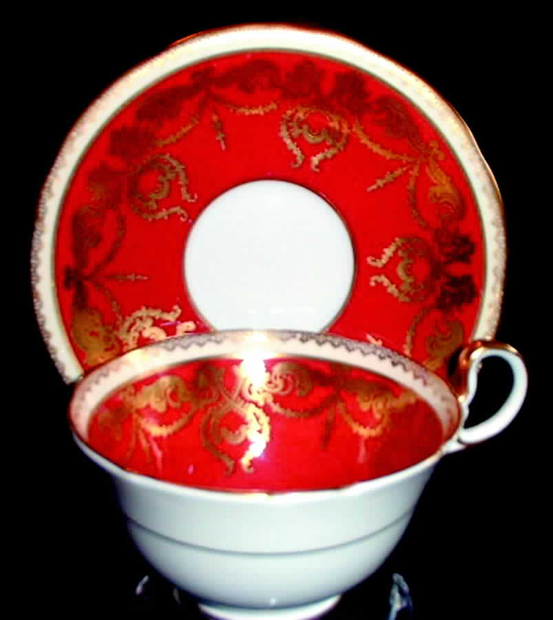 8031 Footed Cup & Saucer Set by John  Aynsley & Sons-1