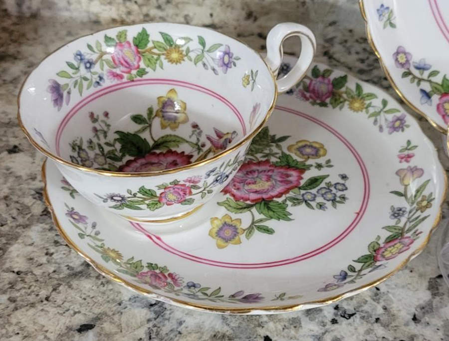 4360 Snack Plate & Cup Set by John  Aynsley & Sons-1