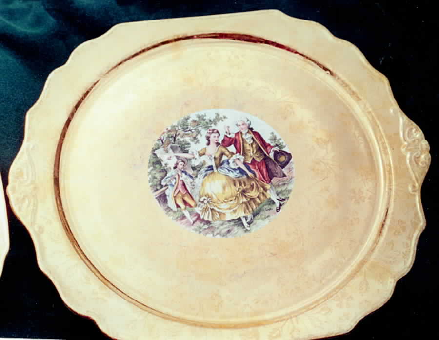ATS37 Handled Cake Plate by Atlas China (NY)-1