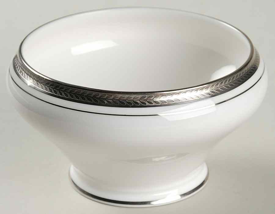Elegance (Platinum Trim & Outer Ring) Open Sugar Bowl by John  Aynsley & Sons-1