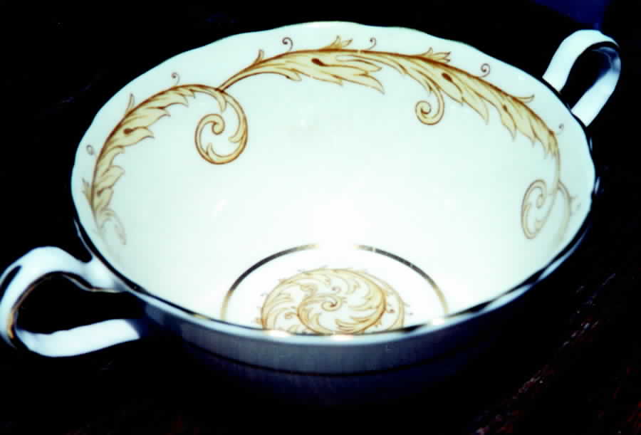 AYN73 Footed Cream Soup Bowl by John  Aynsley & Sons-1