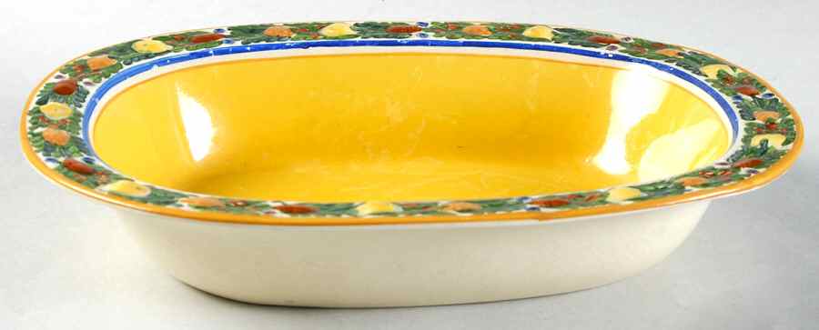 ADA93 9" Oval Vegetable Bowl by Adams China-1