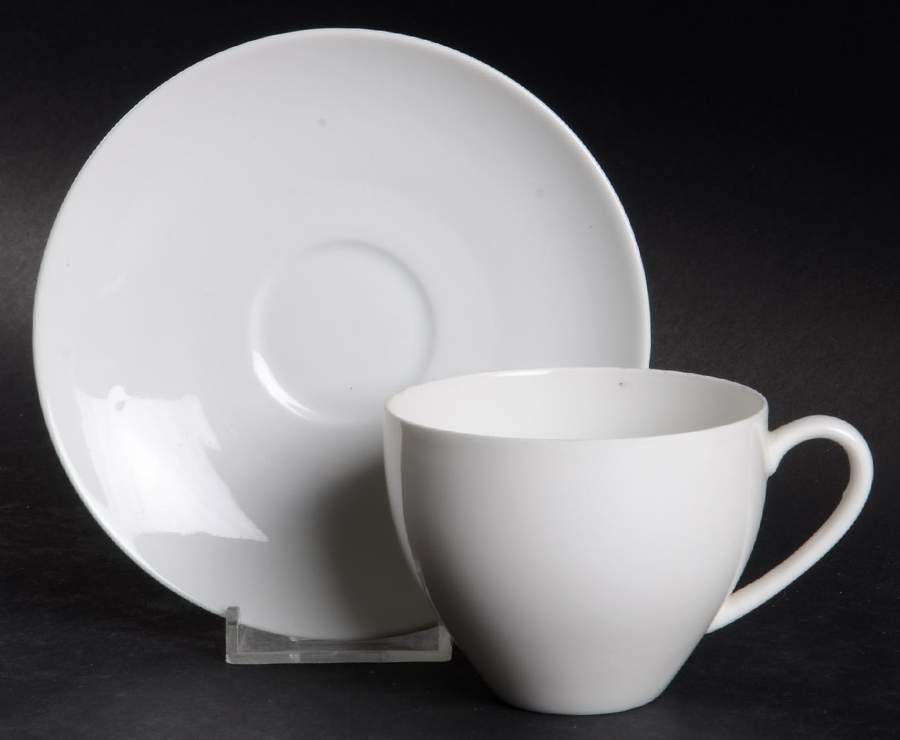 Viva White Flat Cup & Saucer Set by Arzberg-1