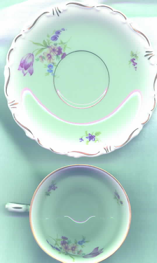 AL6 Footed Cup & Saucer Set by Alka-1