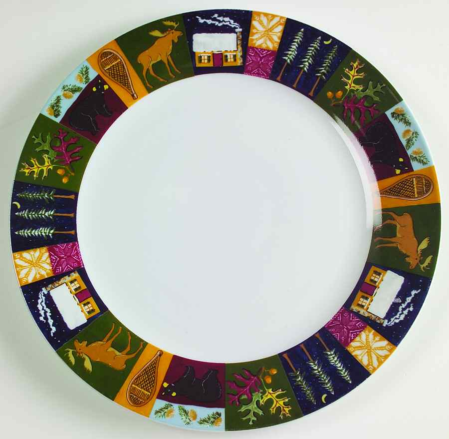 Adirondack Dinner Plate by American Atelier-1