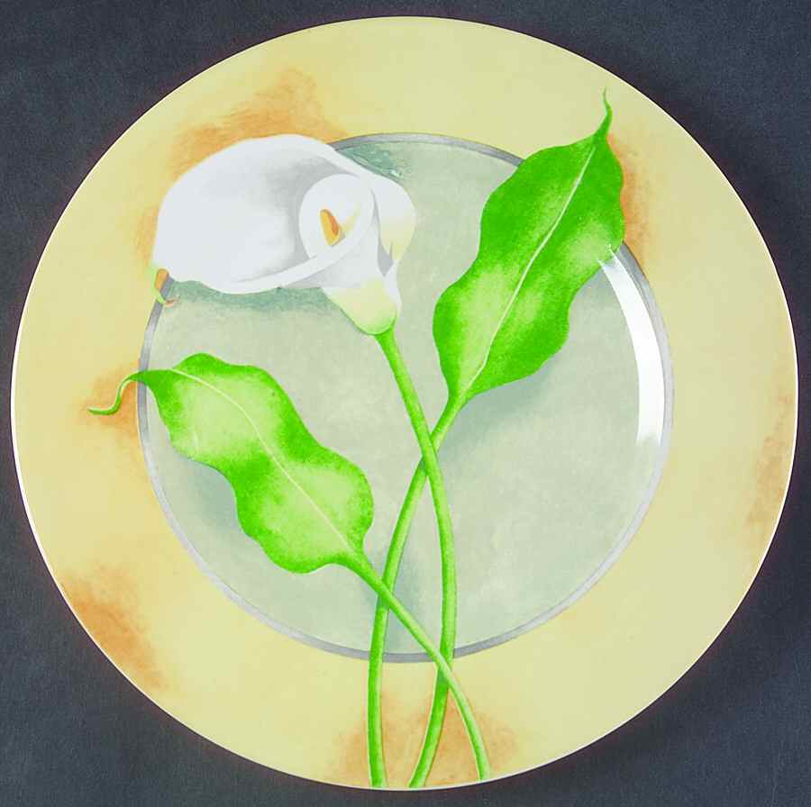 Calla Dinner Plate by 222 Fifth (PTS)-1