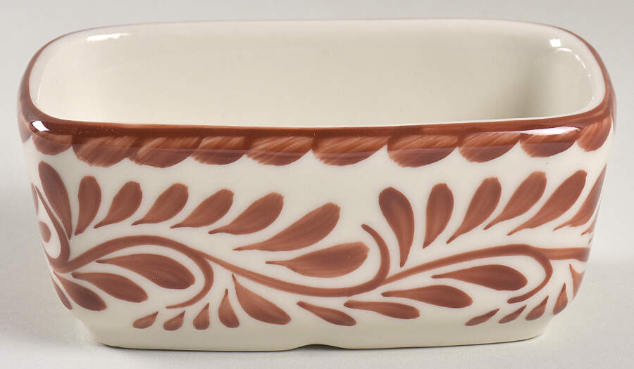 Puebla Brown Sweetener Holder by Anfora (Mexico)-1