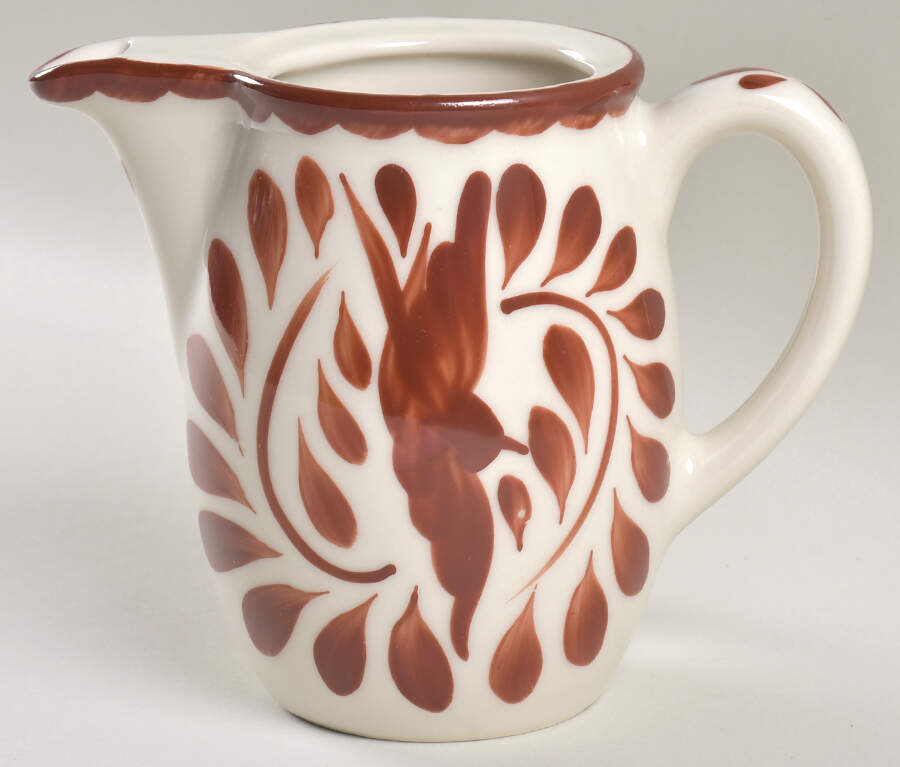 Puebla Brown Mini Coffee Pot No Lid by Anfora (Mexico)-1