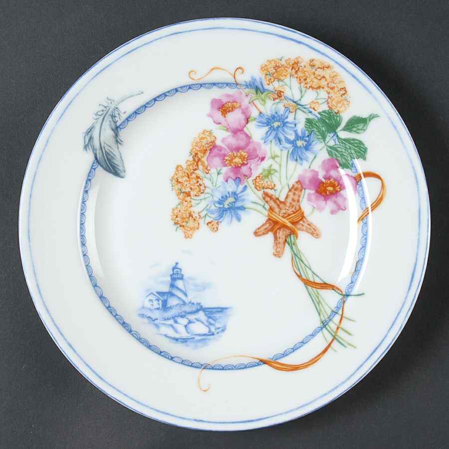 Beachcomber Salad Plate by 222 Fifth (PTS)-1