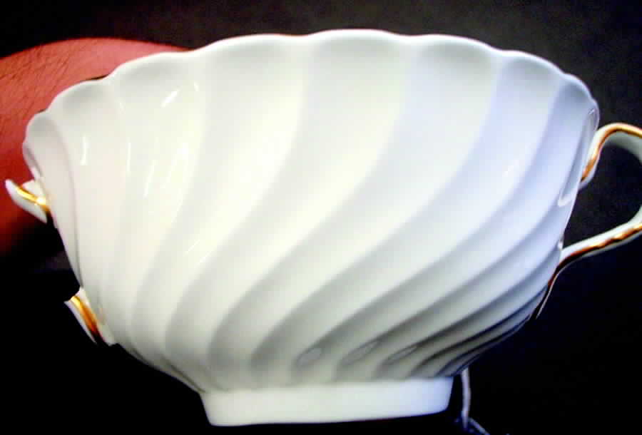8173 Footed Cream Soup Bowl by John  Aynsley & Sons-1