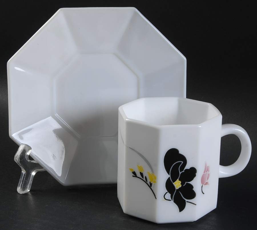 Anais Flat Cup & Saucer Set by Arcopal-1