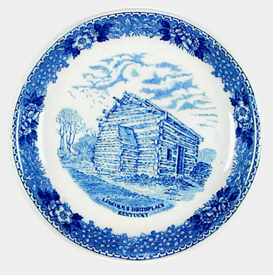 Lincoln's Birthplace Coaster by Adams China-1