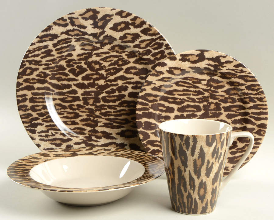 Jungle Jim 4 Piece Place Setting by 222 Fifth (PTS)-1